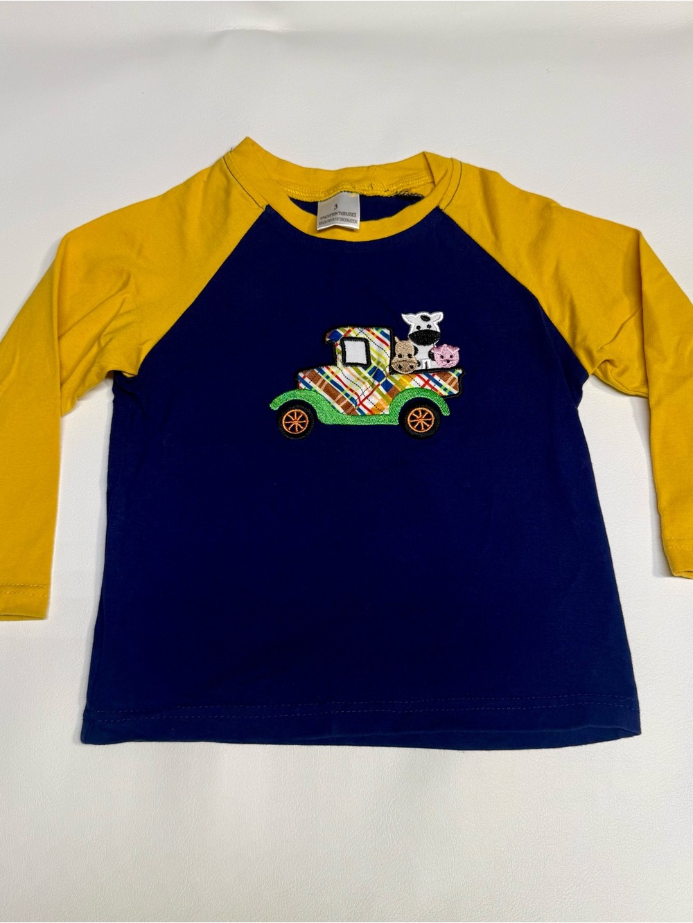 Boys Toddler 3T Boutique Long Sleeve Truck T-shirt